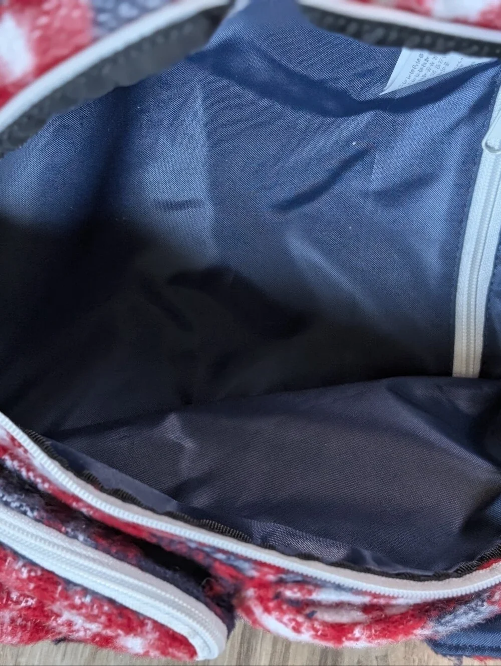 KAVU Plaid Sling Backpack Bag